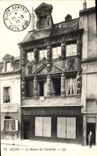VINTAGE POSTCARD Dijon the House Of the Caryatids