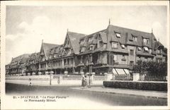 CPA Deauville La Plage Fleurie Le Normandy Hotel