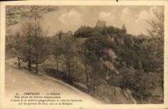 CPA Domfront Le Donjon Vue Prise Du Tertre Sainte Anne