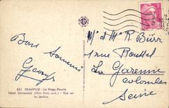 CPA Deauville La Plage Fleurie Hotel Normandy