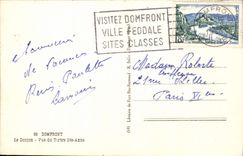 CPM Domfront Le Donjon Vue Du Tertre Ste Anne