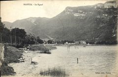 VINTAGE POSTCARD Nantua the Signal