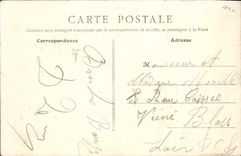 POSTAL de la VENDIMIA el campo De Cercottes Raised del centinela y de la llamada al sargento Of Militaria Week