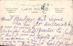 VINTAGE POSTCARD Sincere Friendships Blois Blois Plane Aviation