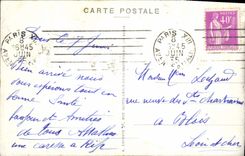 VINTAGE POSTCARD Paris the Boulevard Auguste Blanqui