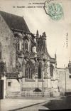 VINTAGE POSTCARD Normandy Cliff Apse De I' Eglise