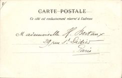 VINTAGE POSTCARD Normandy Cliff Apse De I' Eglise