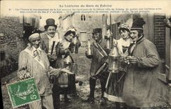 VINTAGE POSTCARD Cliff the lantern of the Cliff Folklore guy