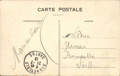 VINTAGE POSTCARD Cliff the lantern of the Cliff Folklore guy