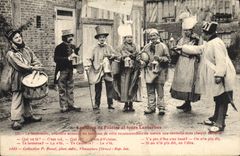VINTAGE POSTCARD Cliff And Their Lanterns the Following day
