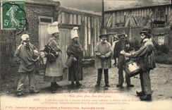 VINTAGE POSTCARD Cliff And Their Lanterns folklore