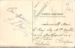 VINTAGE POSTCARD Ruins De I' Abbaye Saint Mathieu Lighthouse