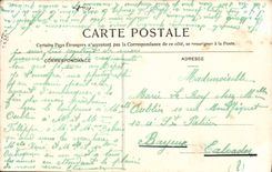 VINTAGE POSTCARD Warship Guns