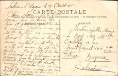 VINTAGE POSTCARD the Crown Vessel School DER Gunners