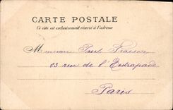 VINTAGE POSTCARD Mrs Recamier David