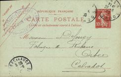 Postal entirety Sower 10c