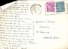 VINTAGE POSTCARD Paris View on the ISCED