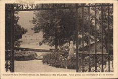 VINTAGE POSTCARD Convent Of Dominican De Bethanie co. Balsam Seen from of interior of the cave