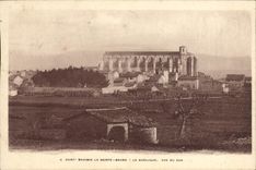 VINTAGE POSTCARD Holy Maximin Sainte the Balsam the Basilica Seen Of the South