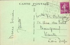 VINTAGE POSTCARD Holy Brevin Pines the Beach