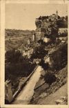 CPA Le Lot Illustre Rocamadour Cachet DAguin Vic sur Cere