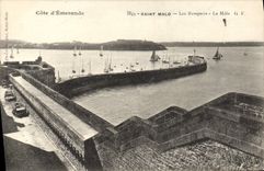 VINTAGE POSTCARD Holy Malo Walls the Mole