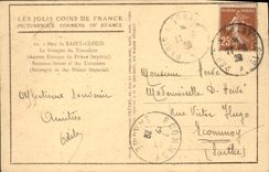 CPA Parc De Saint Cloud Le kiosque du Trocadero Ancien kiosque du prince imperial