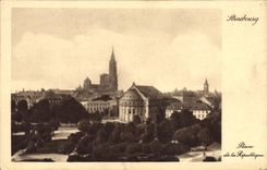 Lugares de Estrasburgo de la POSTAL de la VENDIMIA de Repullique