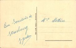 Lugares de Estrasburgo de la POSTAL de la VENDIMIA de Repullique