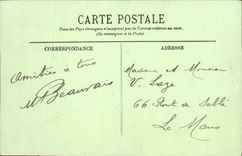 Puente viejo de Soissons de la POSTAL de la VENDIMIA del genio