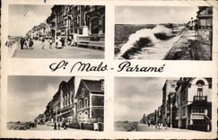 CPM Saint Malo Parame La Digue Et Les Hotels