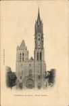 CPA Cathedrale De Senlis Grand Portail