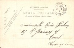 VINTAGE POSTCARD Saint Nazaire Train station