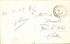 Catedral de la POSTAL de la VENDIMIA de Estrasburgo la columna de los ángeles