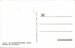 VINTAGE POSTCARD Sainte the Balsam Assembled of the cave