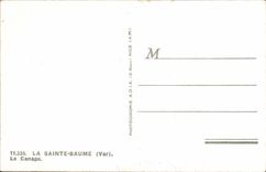 CPA La Sainte Baume Le canape