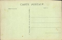 POSTAL Pornic de la VENDIMIA el puerto visto de la cornisa De Gourmalon Boats