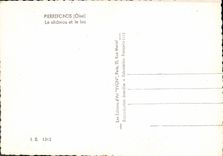 MODERN CARD Pierrefonds the castle and the lake