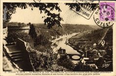 VINTAGE POSTCARD Dinan the Rancid one And the Tower co. Catherine Cachet Daguin