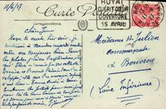 Puente natural Petrifying de la fuente de Clermont-Ferrand de la POSTAL de la VENDIMIA Saint del sello Daguin Royat de Alyre