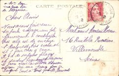 VINTAGE POSTCARD Parame the Dam And Rochebonne