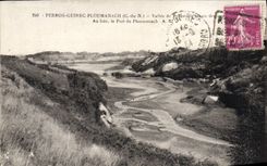 VINTAGE POSTCARD Perros Guirec Ploumanach Valley Ploumanach Daguin Seal