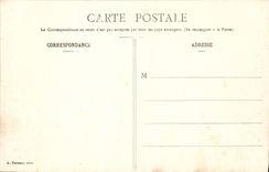 VINTAGE POSTCARD Layered branches Theater Victor Garnier