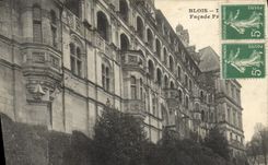 CPA Blois Facade principale du chateau