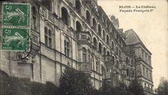 CPA Blois Le Chateau Facade Francois 1er