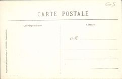 VINTAGE POSTCARD War Of Battle Of the Champagne Fere Marne Train station bombardee Militaria