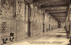 CPA Palais De Fontainebleau Galerie De Francois 1er