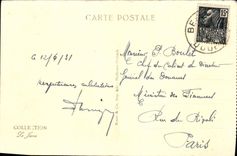 VINTAGE POSTCARD Besancon Les Bains Seen from Of the Fort De Bregille