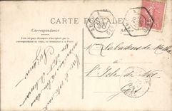 VINTAGE POSTCARD Fantasy Woman Merry Easter