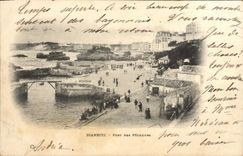 CPA Biarritz Port Des Pecheurs